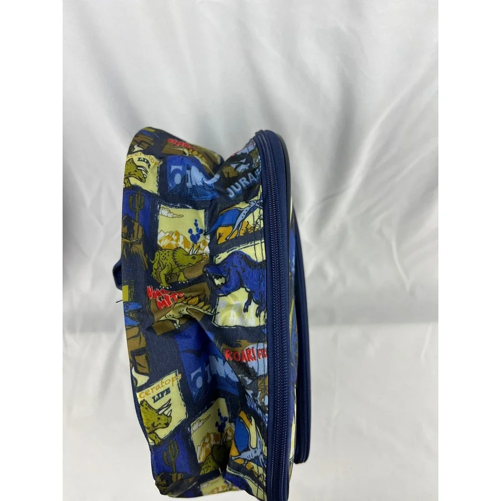 Wonder Nation Backpack Kids One Size Greetings From Jurassic Navy Dinosaur NWT